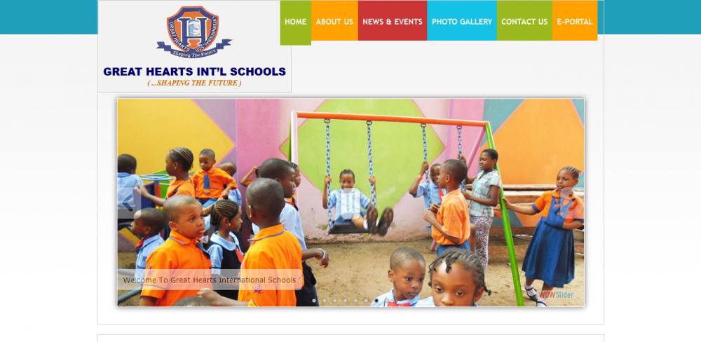 Great Heart Int’l School Website Designer